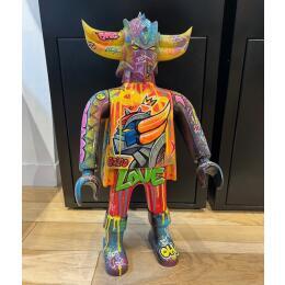 Sculpture Goldo Vandal by Luna | Sculpture