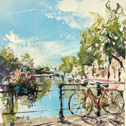 Painting my summer love by Rodrigues Bené | Painting Figurative Acrylic Pop icons, Urban
