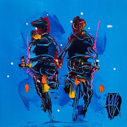 Painting Tous les Deux by Raffin Christian | Painting Figurative Oil Life style