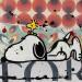 Peinture F1 Sieste par Marie G.  | Tableau Pop-art Icones Pop Bois Acrylique Collage