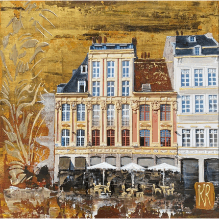 Painting Week end à Lille 1 by Romanelli Karine | Painting