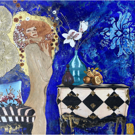 Painting Mia by Romanelli Karine | Painting