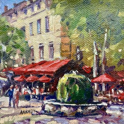 Painting Fontaine Moussue  by Arkady | Painting Figurative Oil Pop icons