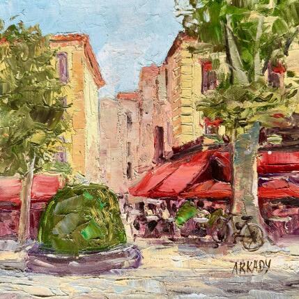 Painting Le Grillon by Arkady | Painting Figurative Oil