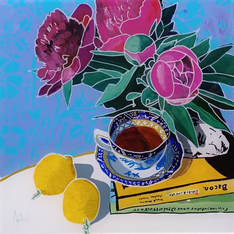 Painting Francis n'aimait pas le thé parfumé  by Auriol Philippe | Painting