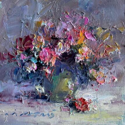 Peinture  A Small Vase  par Petras Ivica | Tableau Impressionnisme Huile Paysages