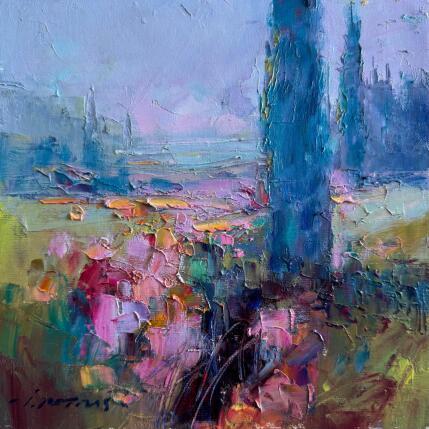 Peinture  Late Summer  par Petras Ivica | Tableau Impressionnisme Huile Paysages