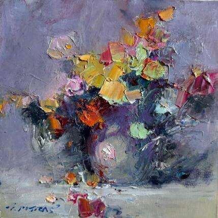 Peinture  Harmony of Yellow  par Petras Ivica | Tableau Impressionnisme Huile Paysages