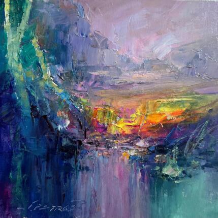 Peinture Colorfull Magic par Petras Ivica | Tableau Impressionnisme Huile Paysages