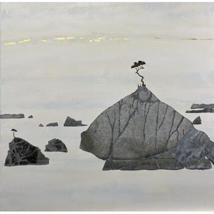 Painting A 564 - Dans les brumes by Lemonnier  | Painting Subject matter Acrylic, Zinc Landscapes
