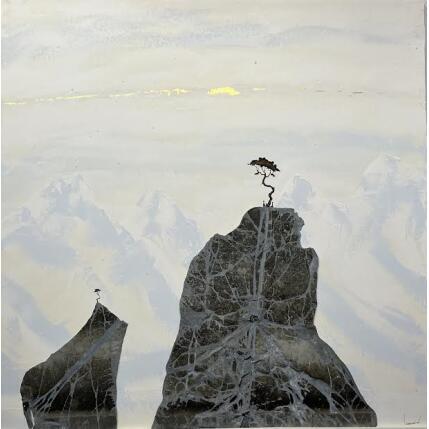 Painting A 568 - Nos racines by Lemonnier  | Painting Subject matter Acrylic, Zinc Landscapes