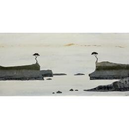 Painting A 481 - Le passage by Lemonnier  | Painting Subject matter Acrylic, Zinc Landscapes