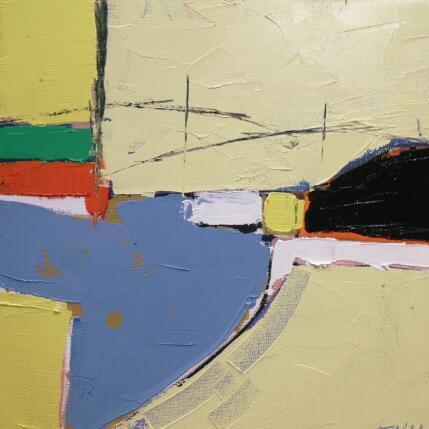 Painting UNE JOURNEE ENSOLEILLEE by L'huillier Françis | Painting Abstract Oil Landscapes