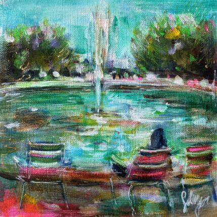 Painting Réflexion  by Solveiga | Painting  Acrylic