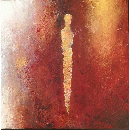 Painting Vers la lumière by Rocco Sophie | Painting Raw art Acrylic, Gluing, Sand