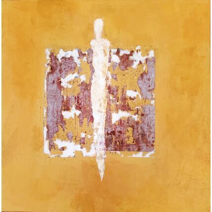 Painting Rouille d'or by Rocco Sophie | Painting Raw art Acrylic, Gluing, Sand