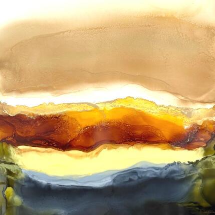 Painting 2454 Dune by Depaire Silvia | Painting Abstract Acrylic Landscapes, Marine