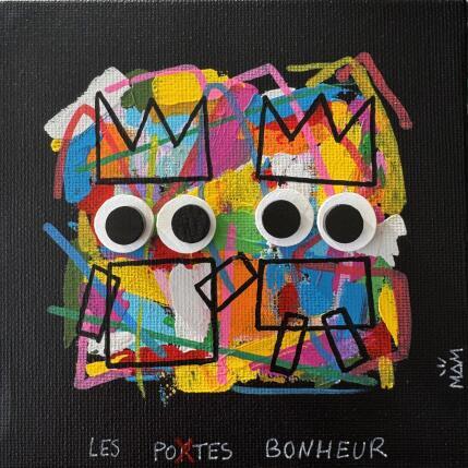 Painting LES 2 POTES by Mam | Painting Pop-art Acrylic Life style, Pop icons, Portrait