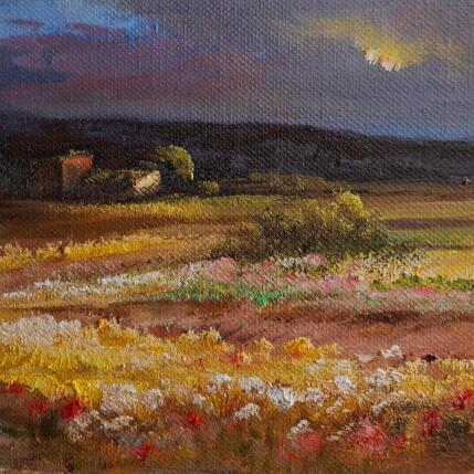 Painting Anocheciendo by Cabello Ruiz Jose | Painting Figurative Oil Landscapes