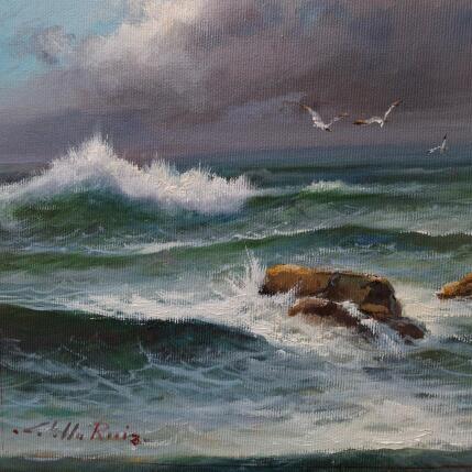 Painting Cielo tormentoso by Cabello Ruiz Jose | Painting Figurative Oil Nature, Pop icons
