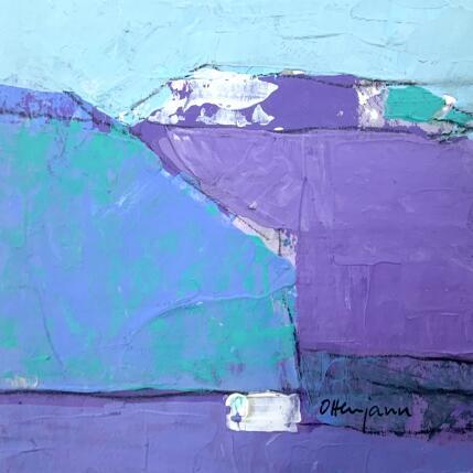 Painting Ce qui reste 1 by Ottenjann Andrea | Painting Abstract Acrylic Landscapes