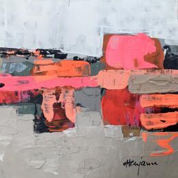Painting Fragments 1 by Ottenjann Andrea | Painting Abstract Acrylic Landscapes