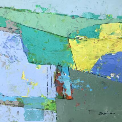 Painting Coupure nette 2 by Ottenjann Andrea | Painting Abstract Acrylic Landscapes
