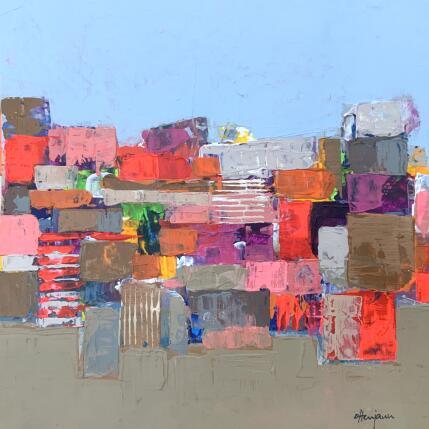 Painting Compact by Ottenjann Andrea | Painting Abstract Acrylic Landscapes