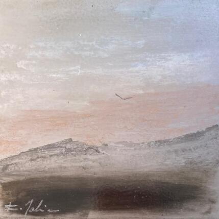 Painting Mont Aigoual  by Mahieu Bertrand | Painting Figurative Metal Landscapes