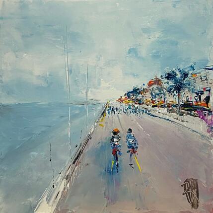 Painting Instant Bonheur by Raffin Christian | Painting Figurative Oil Landscapes
