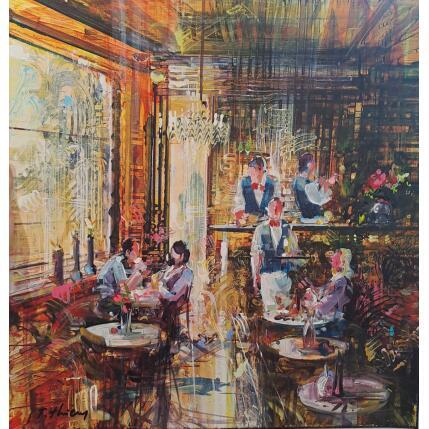 Painting Happy Hour by Frédéric Thiery | Painting Figurative Acrylic