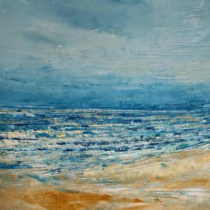 Painting Nuances de sables by Levesque Emmanuelle | Painting  Oil