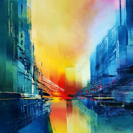 Painting Technicolor by Levesque Emmanuelle | Painting  Oil