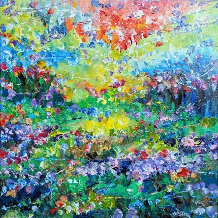 Painting Célébration  by Amblard Florence | Painting Abstract Acrylic Nature