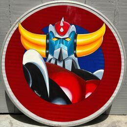 Painting 70x70 station goldo by Beaudenon Thierry | Painting Pop-art Acrylic Pop icons