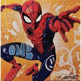 Painting Spider by Kedarone | Painting Pop-art Acrylic, Graffiti Pop icons