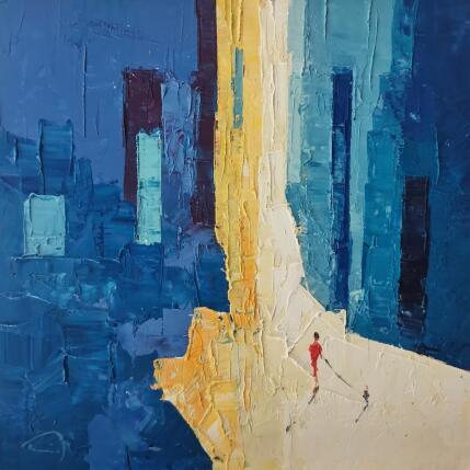 Painting A primera hora  by Tomàs | Painting Abstract Oil Pop icons, Society, Urban