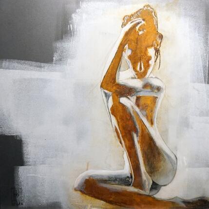 Painting Qui je suis by De Géa Olivier  | Painting Figurative Metal Nude