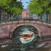 Painting Sous le pont by Elisabeth Bazin | Painting