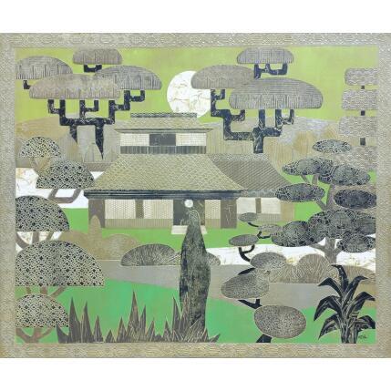 Gemälde Villa Japonnaise von Devie Bernard  | Gemälde Materialismus Acryl