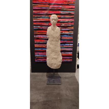 Sculpture Le silence des pierres 1 by Ferret Isabelle | Sculpture
