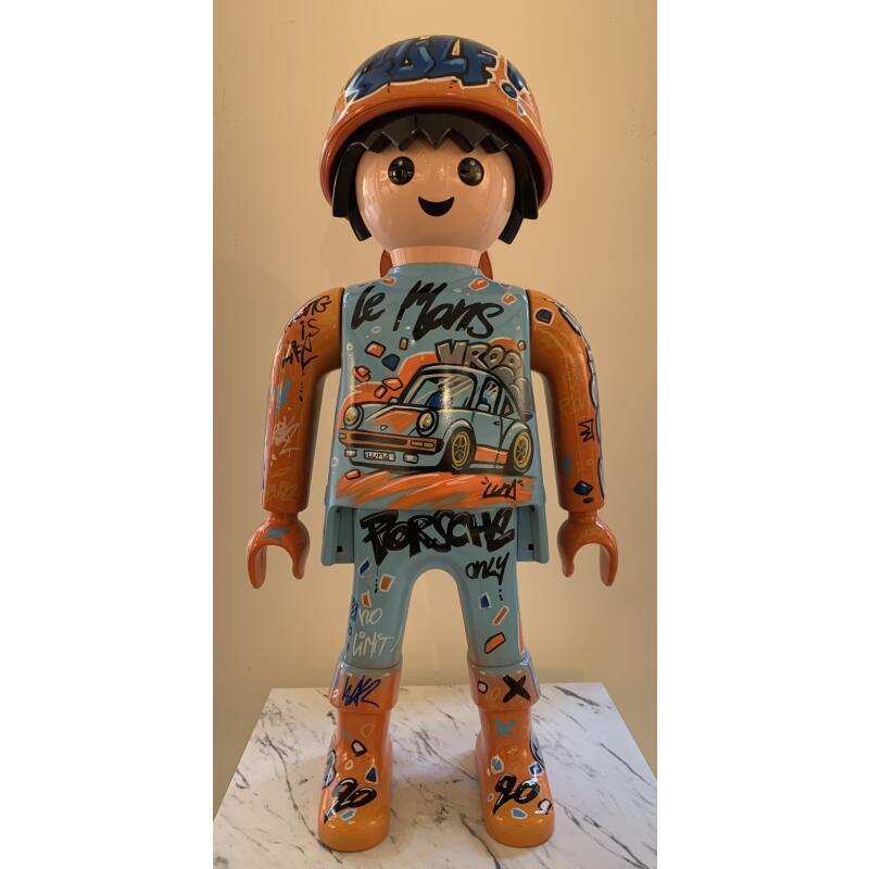 Sculpture GULF par Luna | Sculpture Pop-art Acrylique, Graffiti, Posca Icones Pop