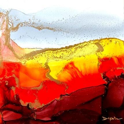 Painting Poésie florale 2465 by Depaire Silvia | Painting Abstract Acrylic Landscapes, Marine, Minimalist