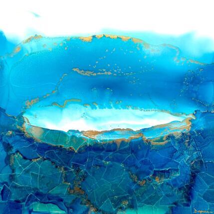 Painting Poésie marine 2226 by Depaire Silvia | Painting Abstract Acrylic Landscapes, Marine, Minimalist