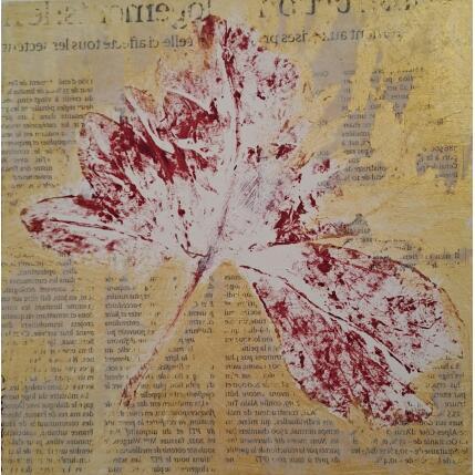Painting Dentelle Florale by Rocco Sophie | Painting Raw art Acrylic, Gluing, Sand Pop icons