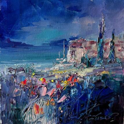 Painting Under Blue Sky  by Petras Ivica | Painting Impressionism Oil Landscapes, Pop icons