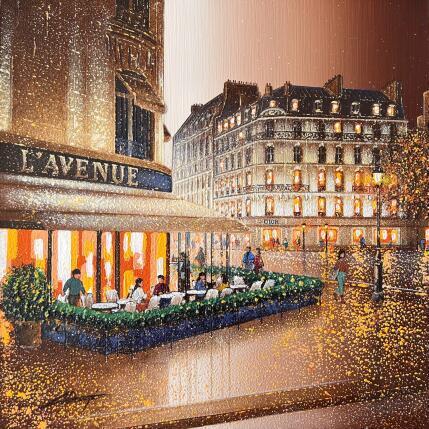 Painting Café Couture by Dessapt Alan | Painting Figurative Acrylic, Oil Urban