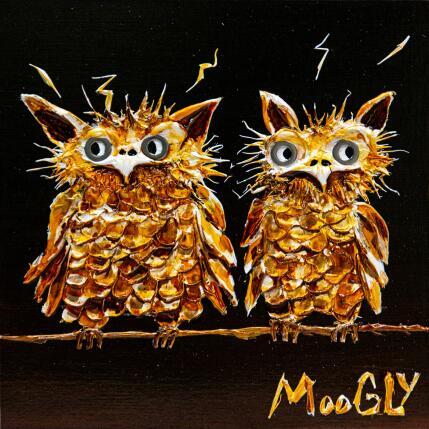 Painting DECONNECTUS by Moogly | Painting Raw art Acrylic, Pigments, Resin Animals