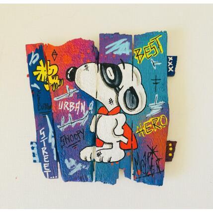 Peinture Hero o par Molla Nathalie  | Tableau Pop-art Acrylique, Posca Icones Pop