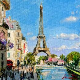 Painting The City of Light by Xanlar | Painting